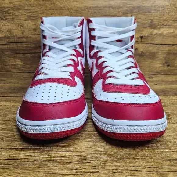 Nike Terminator High Red White Sneakers sz 8.5 Mens - Picture 4 of 8